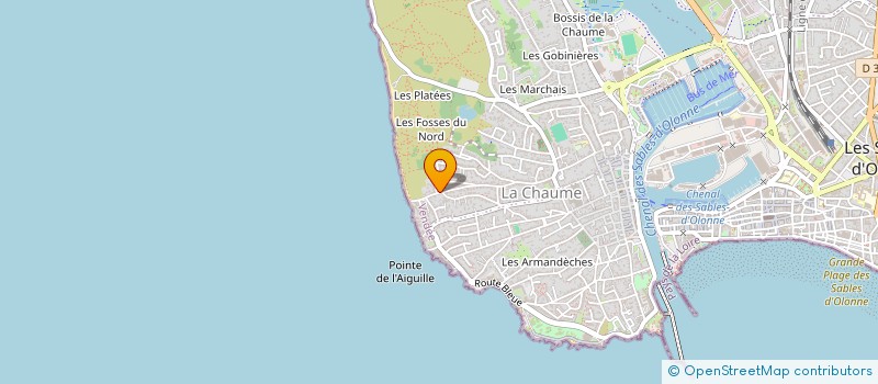 localisation de l'entreprise AS 2DMP à LES SABLES D'OLONNE
