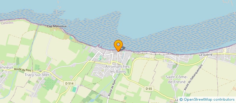 localisation de l'entreprise AS 449 à ARROMANCHES-LES-BAINS