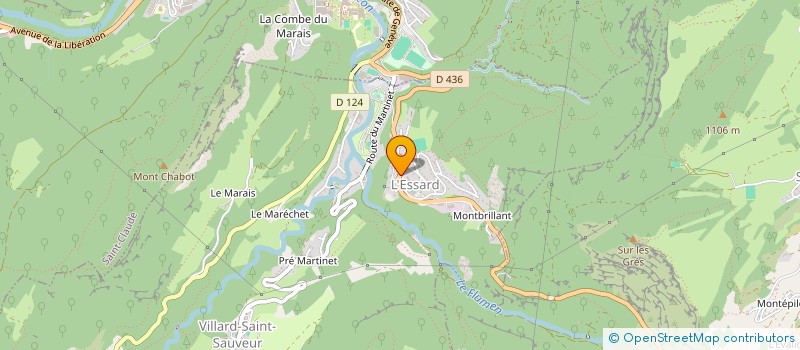 localisation de l'entreprise AS  VILLARD-SAINT-SAUVEUR