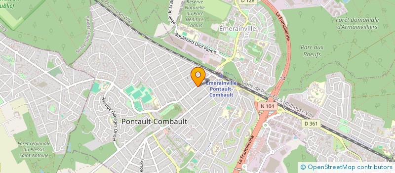 localisation de l'entreprise AS à PONTAULT-COMBAULT