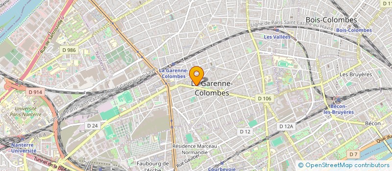 localisation de l'entreprise AS à LA GARENNE-COLOMBES
