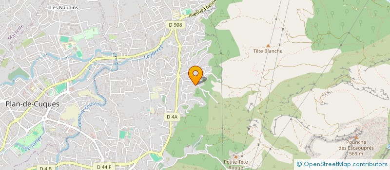 localisation de l'entreprise AS  ALLAUCH