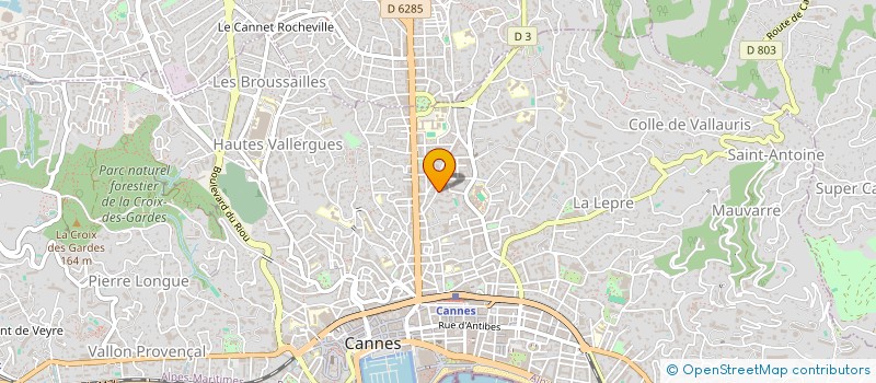 localisation de l'entreprise AS à CANNES