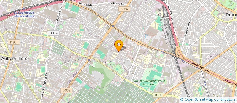 localisation de l'entreprise AS  BOBIGNY