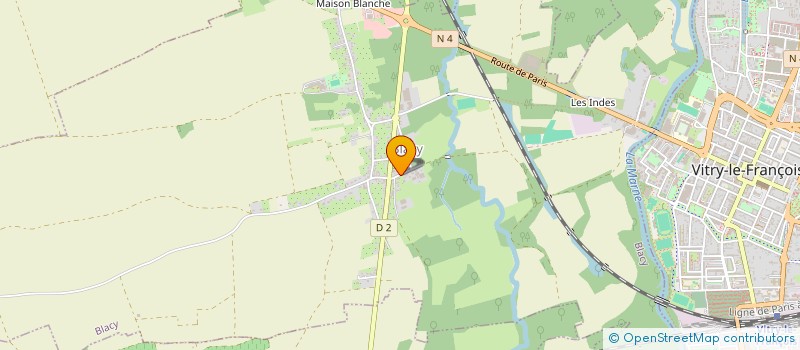 localisation de l'entreprise AS  VITRY-EN-PERTHOIS