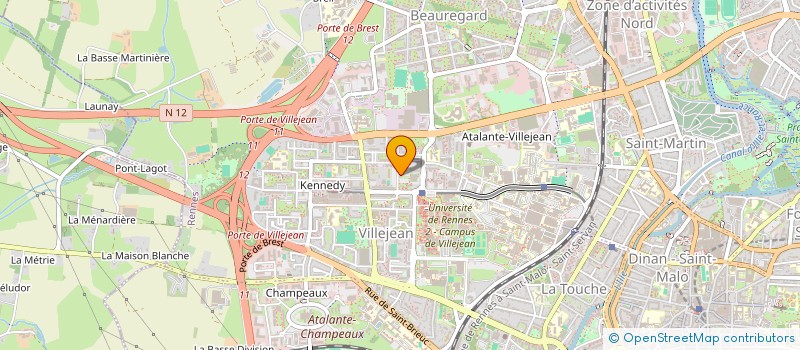 localisation de l'entreprise AS  RENNES