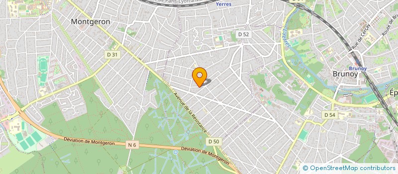 localisation de l'entreprise AS  YERRES