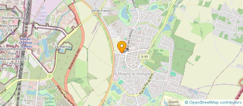 localisation de l'entreprise AS A WELC'HOME  MAGNY-LE-HONGRE