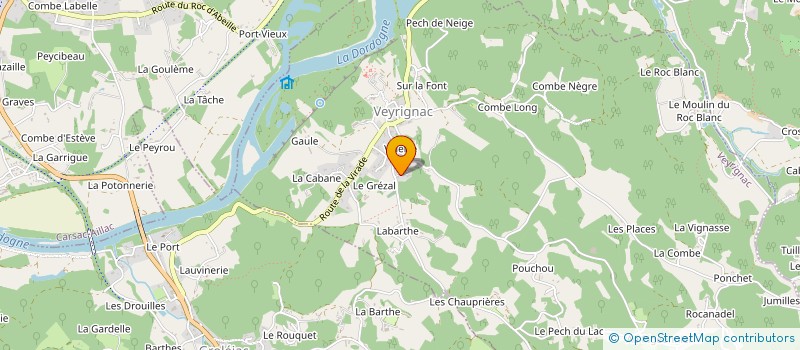 localisation de l'entreprise AS AE RO  VEYRIGNAC