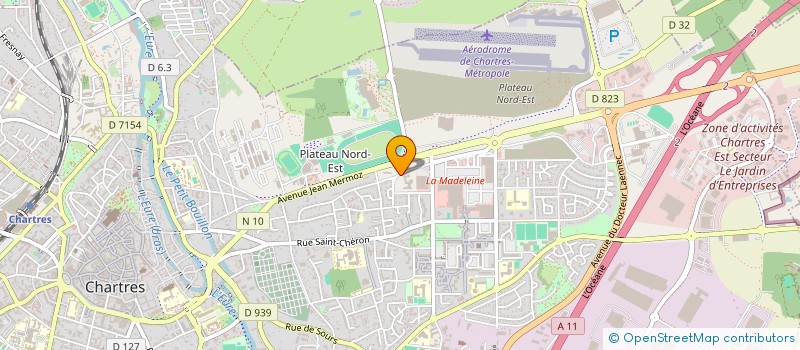 localisation de l'entreprise AS-AGC EURE ET LOIR 28085 à CHARTRES