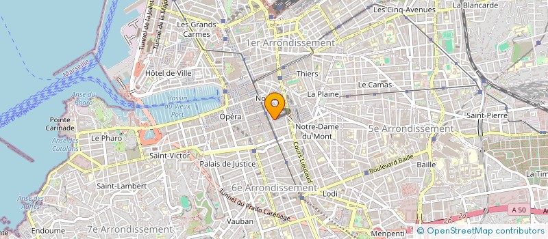 localisation de l'entreprise AS AIDE AU DEVELOPP ECONOMIQUE POLITIQUE à MARSEILLE 1