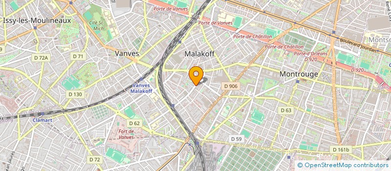 localisation de l'entreprise AS ALIMENTATION GENERALE à MALAKOFF
