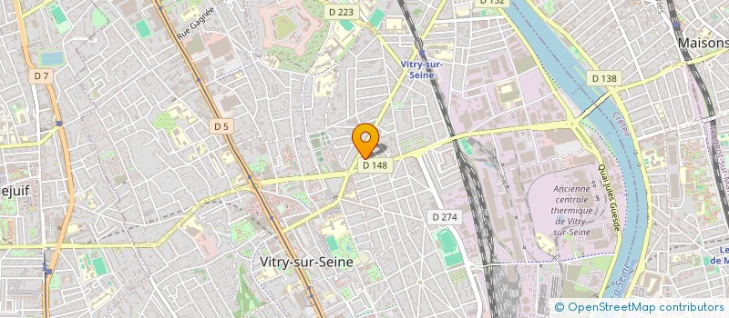 localisation de l'entreprise AS AMBULANCES à VITRY-SUR-SEINE