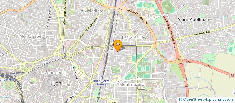 localisation de l'entreprise AS AND CO à DIJON