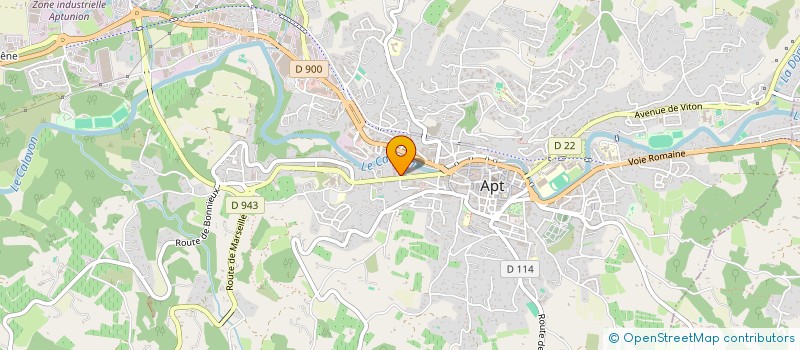 localisation de l'entreprise AS APT VALLEE DU CALAVON XV  APT
