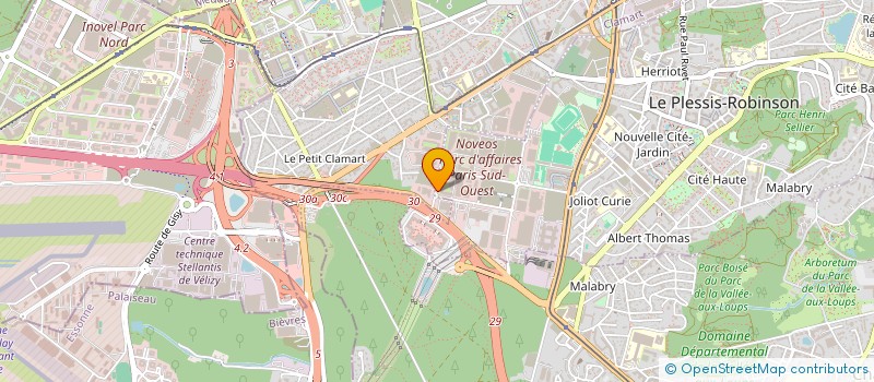 localisation de l'entreprise AS ARCADIS  LE PLESSIS-ROBINSON