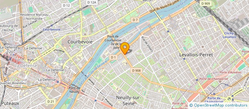 localisation de l'entreprise AS ASSOCIES à NEUILLY-SUR-SEINE