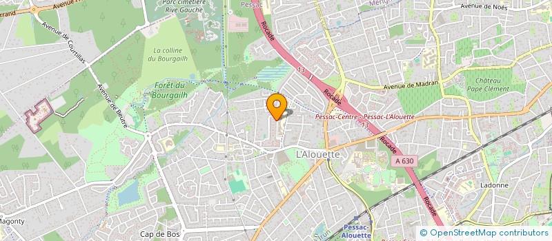 localisation de l'entreprise AS ASSURANCE  CENON