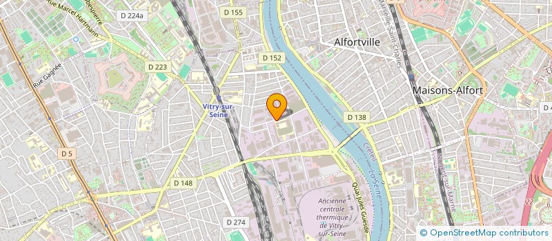 localisation de l'entreprise AS AUDIN à VITRY-SUR-SEINE