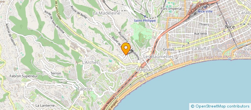 localisation de l'entreprise AS AUDIT ET EXPERTISE  NICE