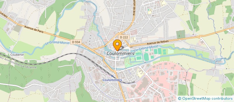 localisation de l'entreprise AS AUDITION à COULOMMIERS