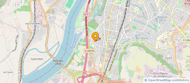 localisation de l'entreprise AS AUTO  VALENCE