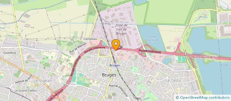 localisation de l'entreprise AS AUTO à BRUGES