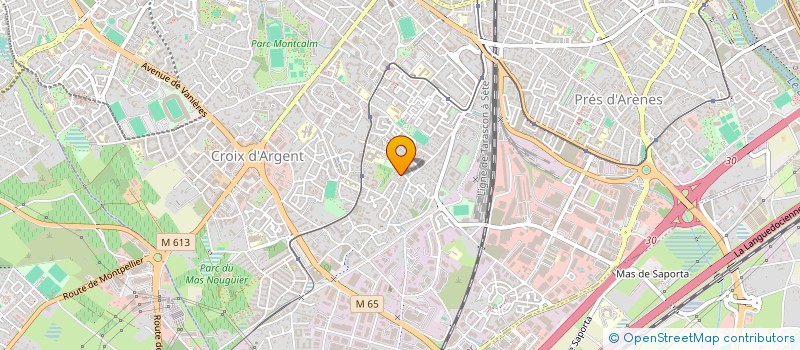 localisation de l'entreprise AS AUTO SERVICE à MONTPELLIER