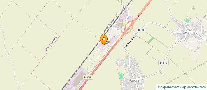 localisation de l'entreprise AS AUTOS  CAUREL