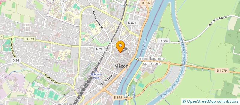 localisation de l'entreprise AS AVOCATS à MACON