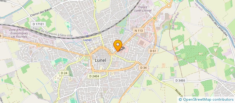 localisation de l'entreprise AS BARBER à LUNEL