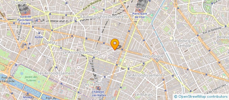 localisation de l'entreprise AS BAT  PARIS