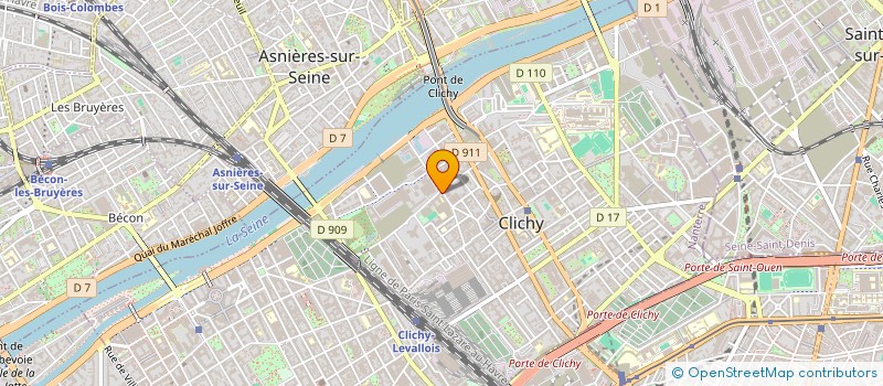 localisation de l'entreprise AS BAT à CLICHY