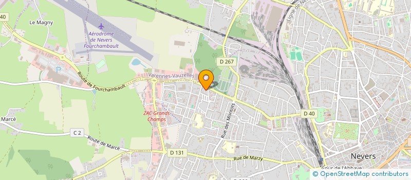 localisation de l'entreprise AS-BAT à NEVERS