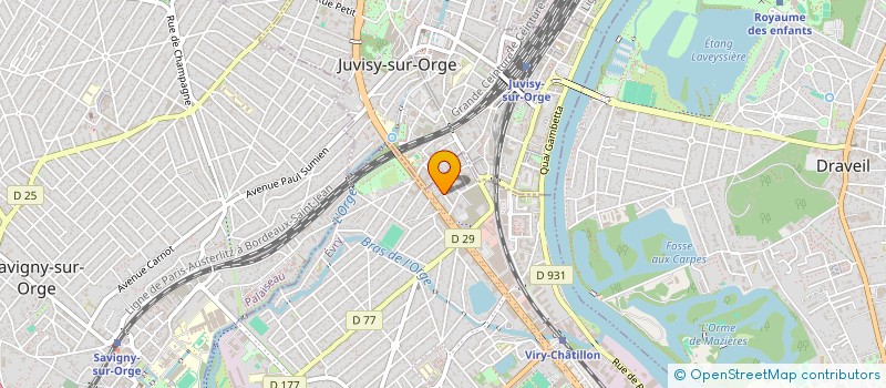 localisation de l'entreprise AS BAT à VIRY-CHATILLON