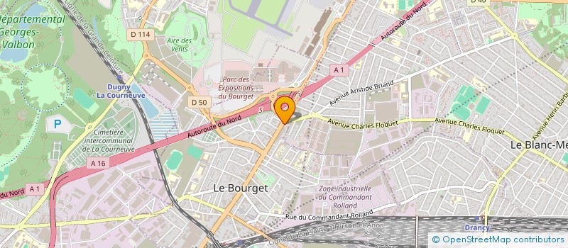 localisation de l'entreprise AS BAT RENOV à LE BOURGET
