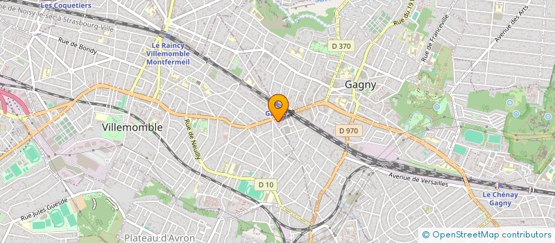 localisation de l'entreprise AS BATI  VILLEMOMBLE