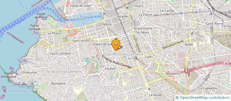 localisation de l'entreprise AS BATIMENT à MARSEILLE
