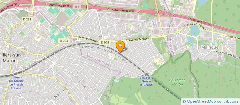 localisation de l'entreprise AS BATIMENT  NOISY-LE-GRAND