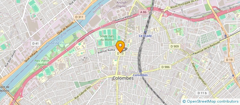 localisation de l'entreprise AS BEAUTY  COLOMBES