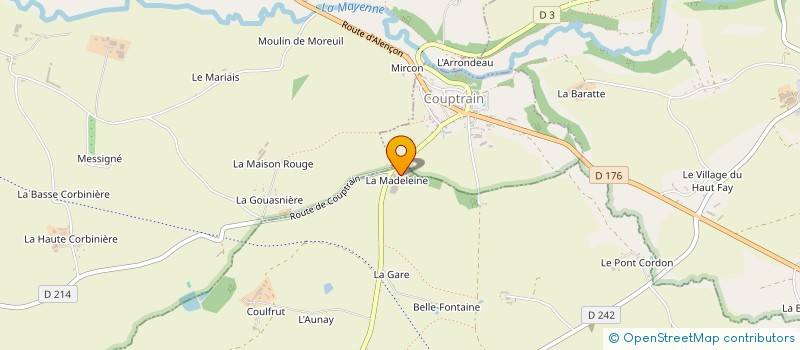 localisation de l'entreprise AS BOIS à SAINT-AIGNAN-DE-COUPTRAIN