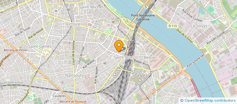 localisation de l'entreprise AS BORDEAUX  BORDEAUX