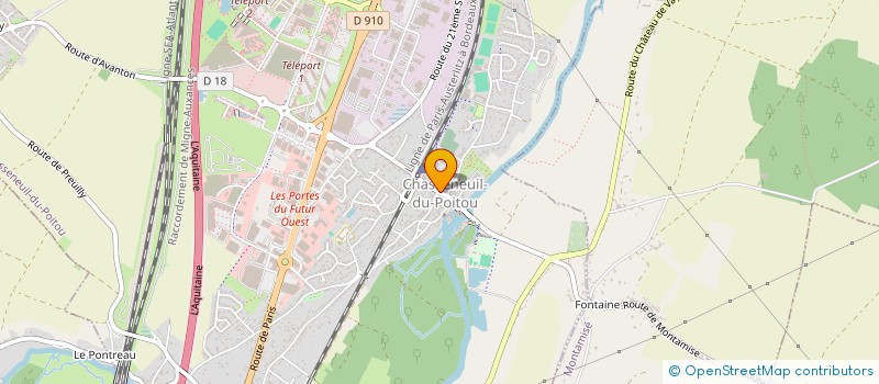 localisation de l'entreprise AS BOUDREAU à CHASSENEUIL-DU-POITOU