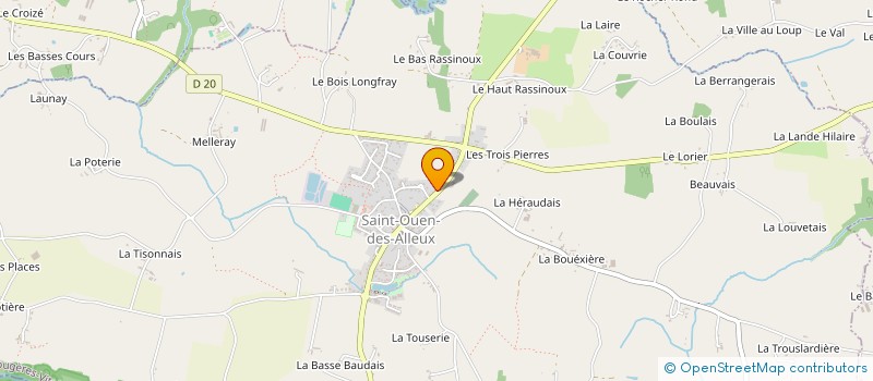 localisation de l'entreprise AS BRETABON  SAINT-OUEN-DES-ALLEUX