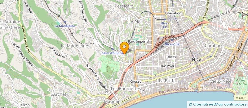 localisation de l'entreprise AS CANCA à NICE