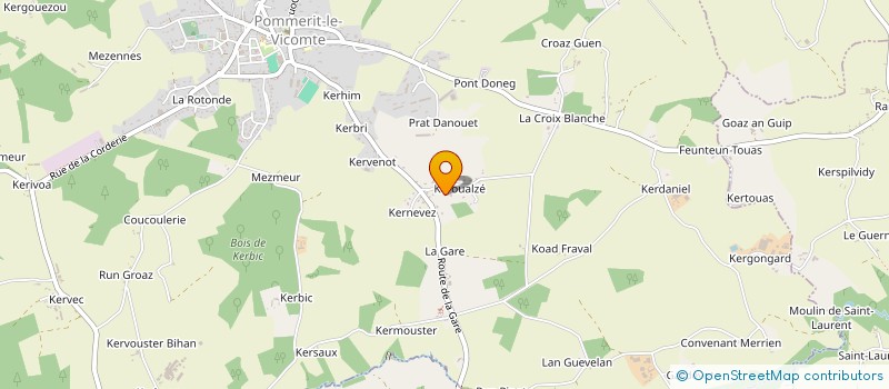 localisation de l'entreprise AS CAPITAINE à POMMERIT-LE-VICOMTE