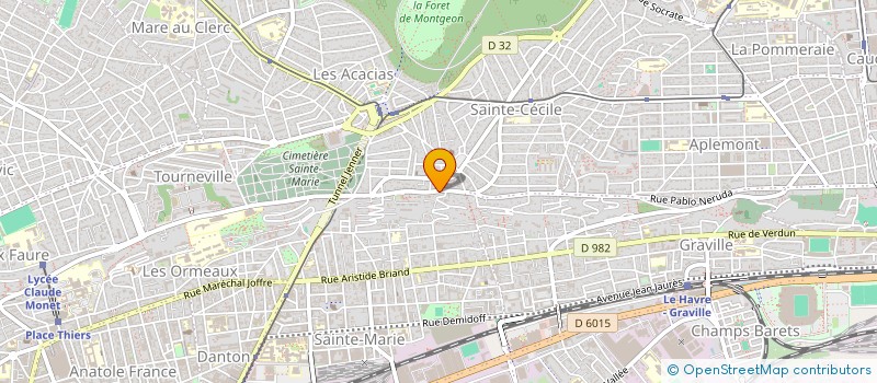 localisation de l'entreprise AS CAPUCINE à LE HAVRE