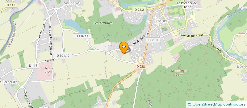 localisation de l'entreprise AS CAR REPAIR à ANET
