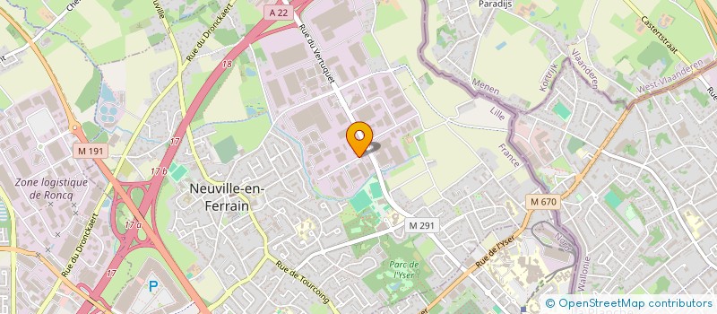 localisation de l'entreprise AS CARROSSERIE  NEUVILLE-EN-FERRAIN