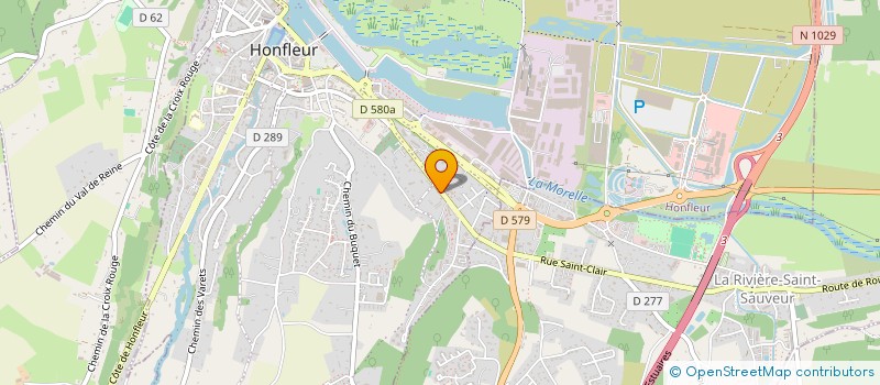 localisation de l'entreprise AS & CAU à HONFLEUR
